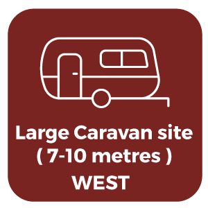 LARGE CARAVAN SITE 7-10M WEST